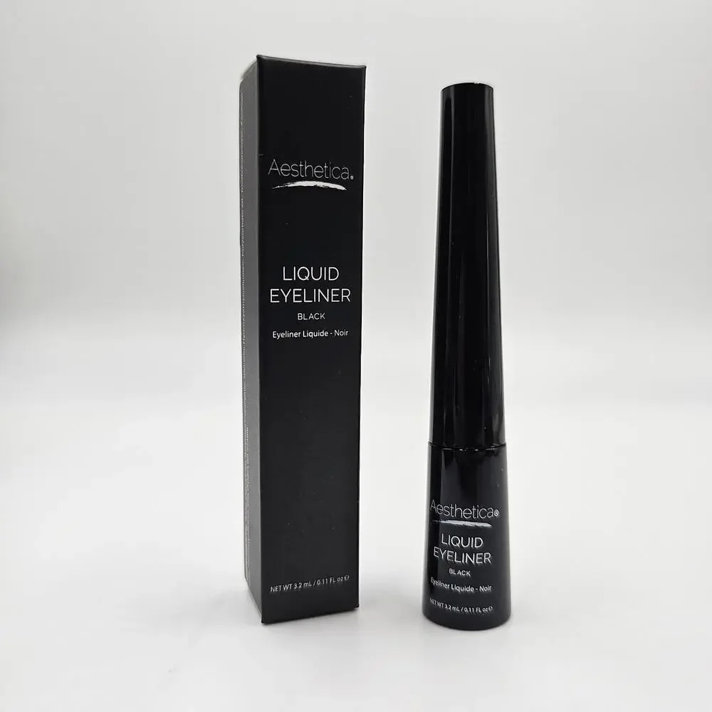 Aesthetica Liquid Eyeliner Black 3.2 ml / 0.11 fl oz Travel Size New in Box